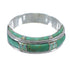 Opal And Turquoise Inlay Southwest Genuine Sterling Silver Ring Size 5-1/2 AX86939
